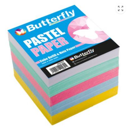 Picture of Butterfly Memo Cube