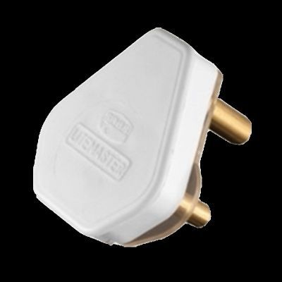 Picture of Domestic 16A 3 Pin Plugtop White