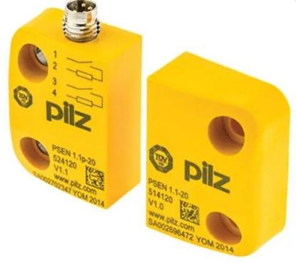 Picture of Magnetic Safety Switch IP67 2 No 24 VDC M8 4-Pin Male Psen Series