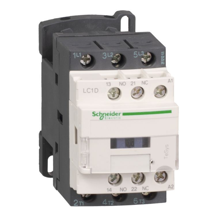 Picture of Contactor 9A AC3 1No+1Nc 24VAC Coil