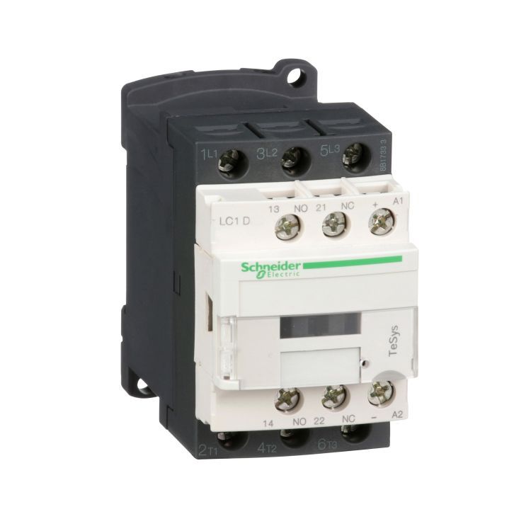 Picture of Contactor 12A AC3 1No+1Nc 24VDC