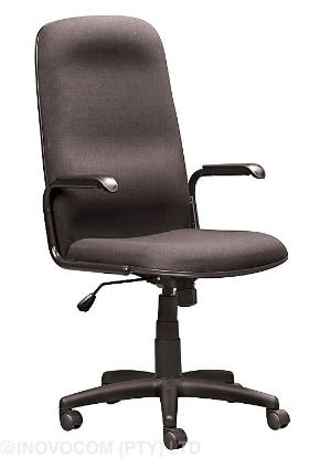 Picture of PC6 PAULA H/B FABRIC CHAIR BLACK